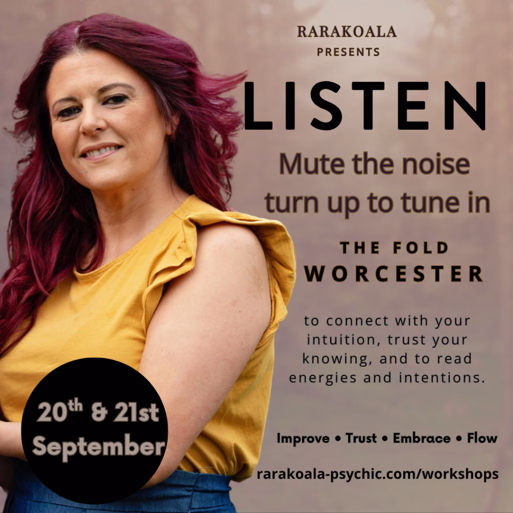 Listen - Psychic potential workshop. In-person classes for spiritual development